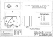 Dessin technique transmetteur de pression baromètrique DQA801 - LSI LASTEM / SLG Instruments