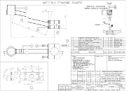 DESSIN DYA058 barre latrale de dport pour pluviomtre LSI-LASTEM