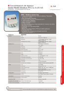 catalogue MW9042-FR convertisseur de signal, sortie Modbus, DEA485 LSI-LASTEM