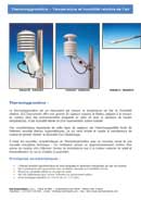 transmetteur de temp�rature et d'humidit� de l'air avec abri a ventilation naturelle ou forc�e