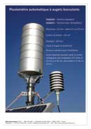 Documentation PDF pluviomètre automatique à auget basculant DQA130 et version avec réchauffeur DQA131