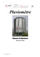 Manuel Franais pluviomtres LSI LASTEM SLG Instruments