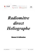 Manuel utilisateur de l'héliographe DPD504 LSI-LASTEM