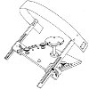 DPA245 arceau d'ombrage pour pyranomtre LSI-LASTEM / SLG Instruments