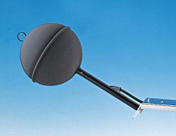 capteur globe noir pour la mesure de la temprature radiante selon la norme ISO7726. Cette sonde est aussi appele boule noire.