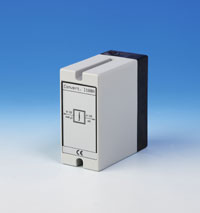 integrateur permettant de transformer le signal (contact reed) d'un pluviomètre en signaux 4-20 mA ou tension compatible avec un automate (PLC ou SCADA)