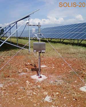 station mto lectronique SOLIS-20 pour systme photovoltaque